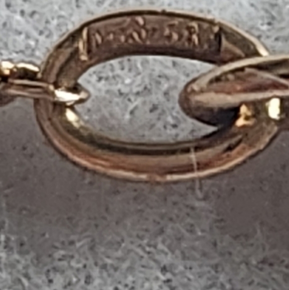 $150 EMT ๐โค๏ธpendant .25CT 10K Rose gold โค๏ธ and rose gold chain. Stamped 585 - Picture 3 of 15